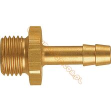 Króciec mosiężny do węża 3/8