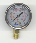 Manometr 0-25 bar (glicerynowy) Ø50 1/4"
