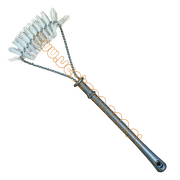 Szczotka nylonowa Ø 50 mm L. 330 x 105 mm