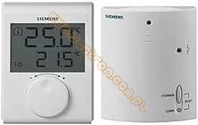Siemens RDH 100RF/SET Bezprzewodowy (sterowanie radiowe) zestaw: nadajnik z podstawką + odbiornik, funkcjonalność jak RDH100