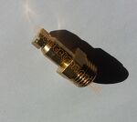 Króciec pomiarowy 1/4" - śruba zewnętrzna