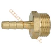 Króciec mosiężny do węża 1/2" x 5mm