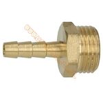 Króciec mosiężny do węża 1/2" x 5mm