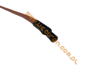 Kabel silikonowy WN fi7,00x 300mm zacisk 4,0mm